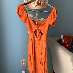 Free people tie front mini never worn